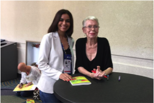 <center>Sneha Shah with Louise Hay</center>